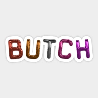 Butch - Lesbian Flag Sticker